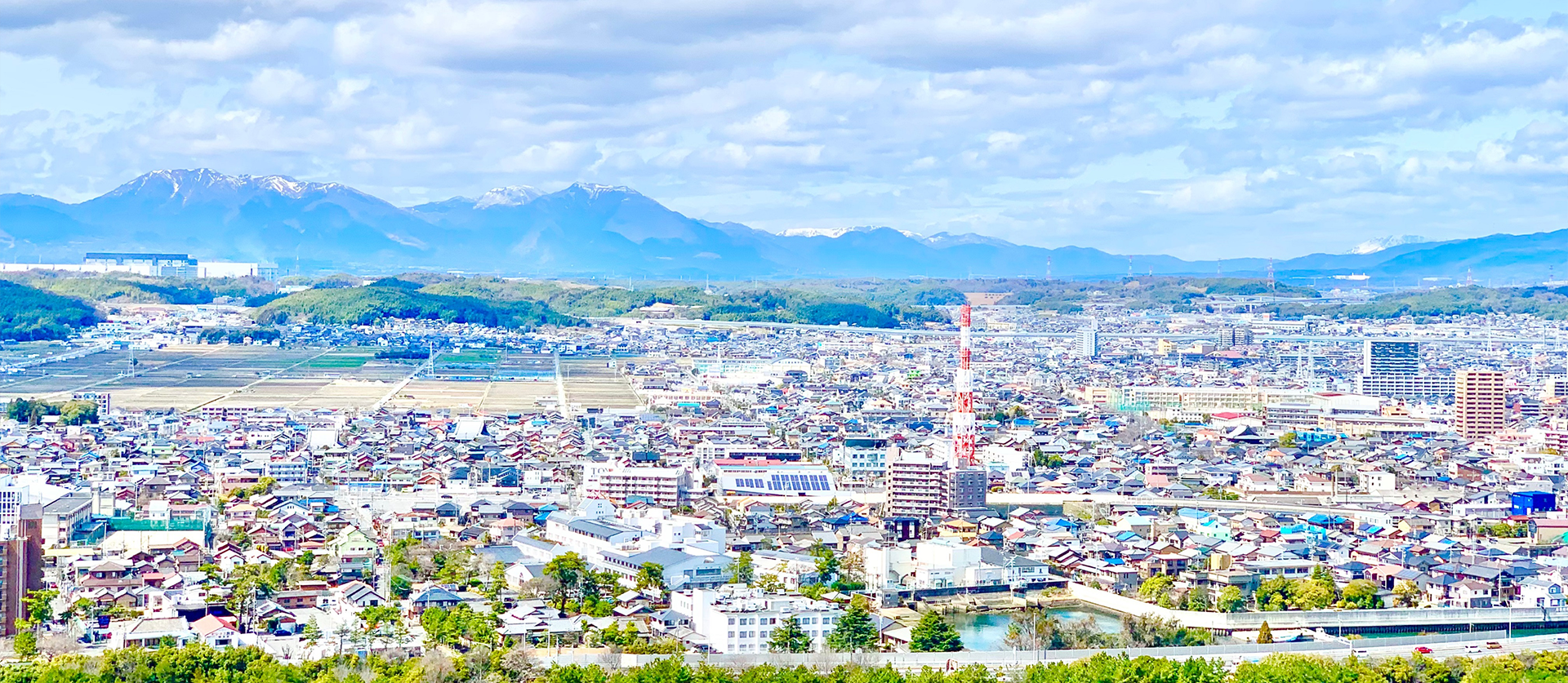 三重県四日市市全景